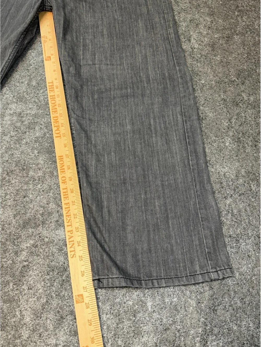 Levi’s 569 Loose Straight Men’s Jeans Gray 42x27 Tag 42x30 Cotton